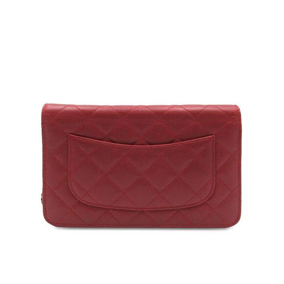 Pre Loved Chanel Classic Caviar Wallet on Chain - Picture 3 of 8